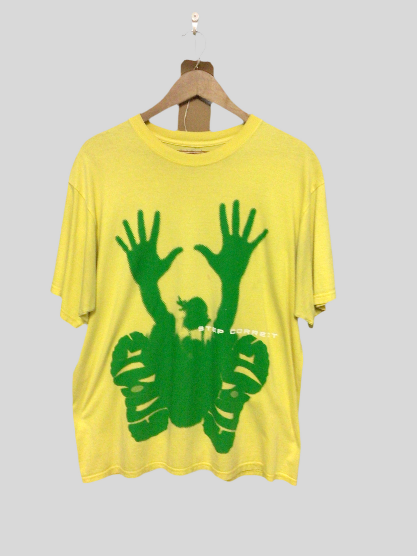 Clints yellow tee size L