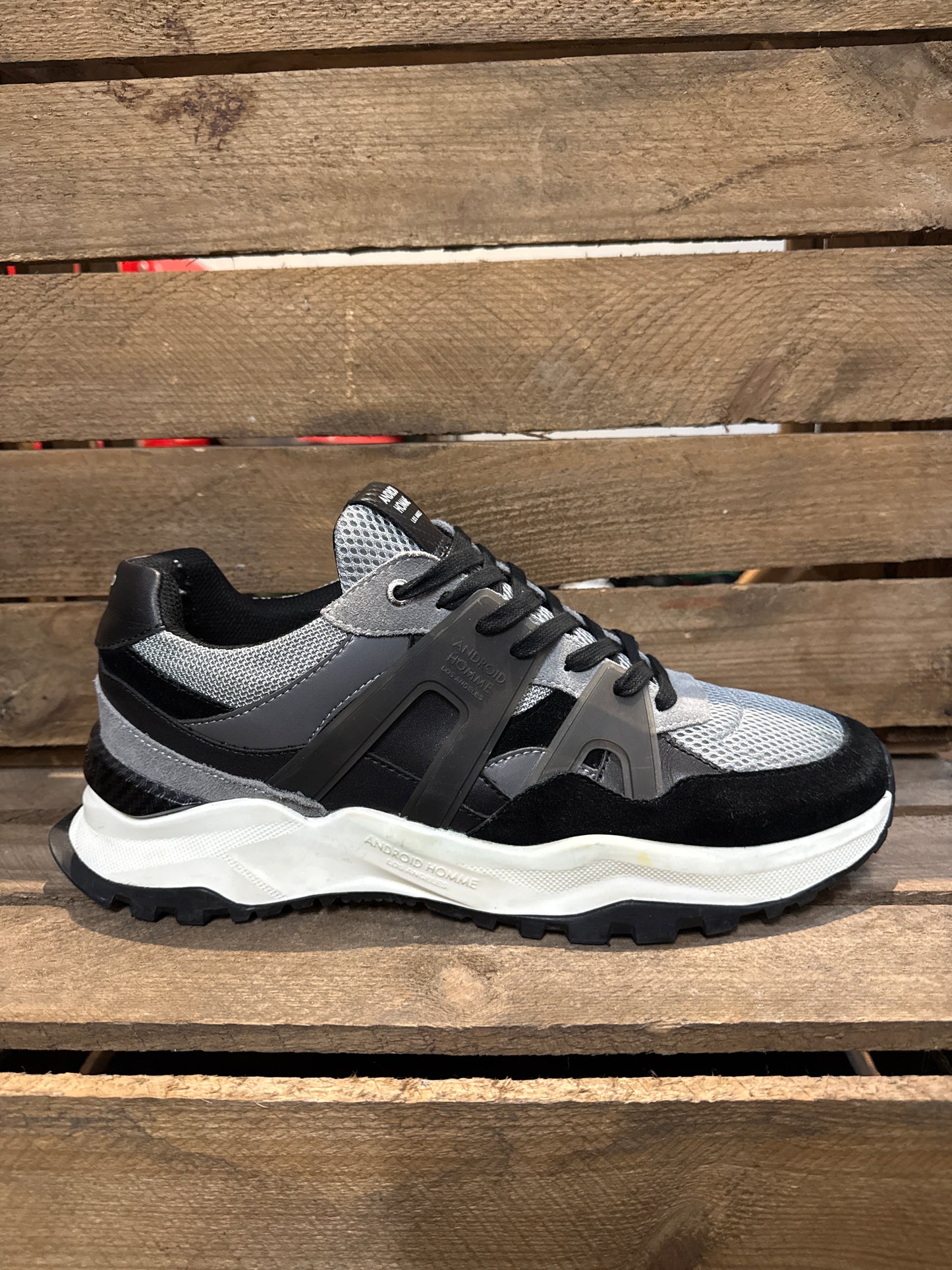 Android Homme Sliver/Black Size 11
