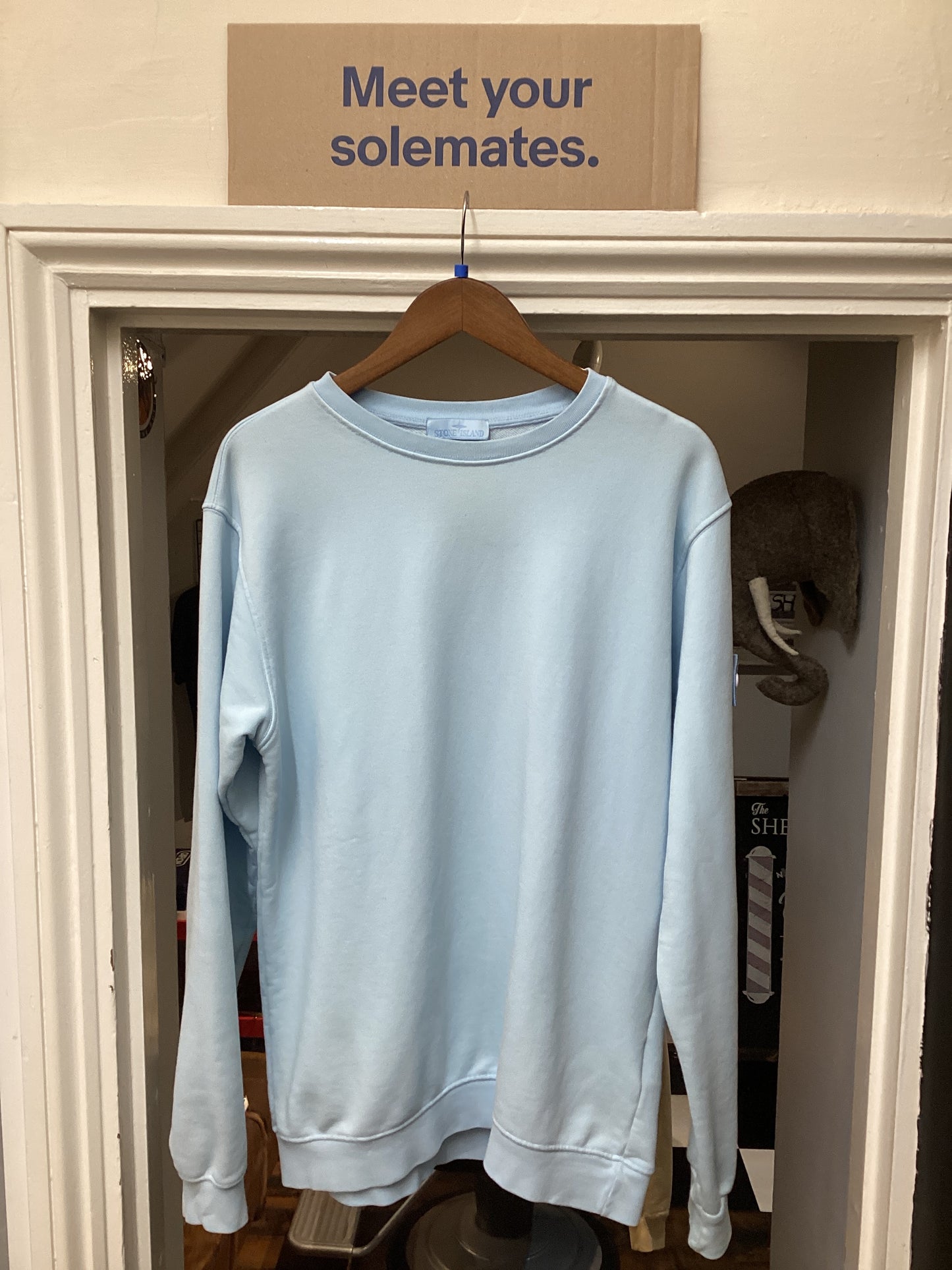 Stone Island Jumper Pale Blue Size XXL