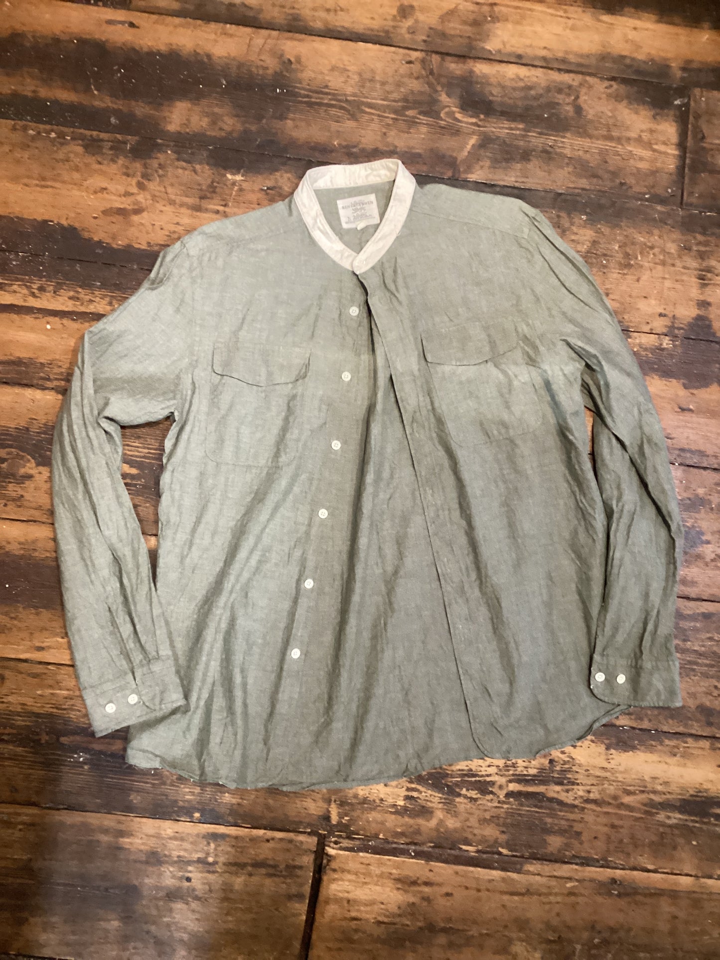 Kent & Curwen Shirt Green Size L