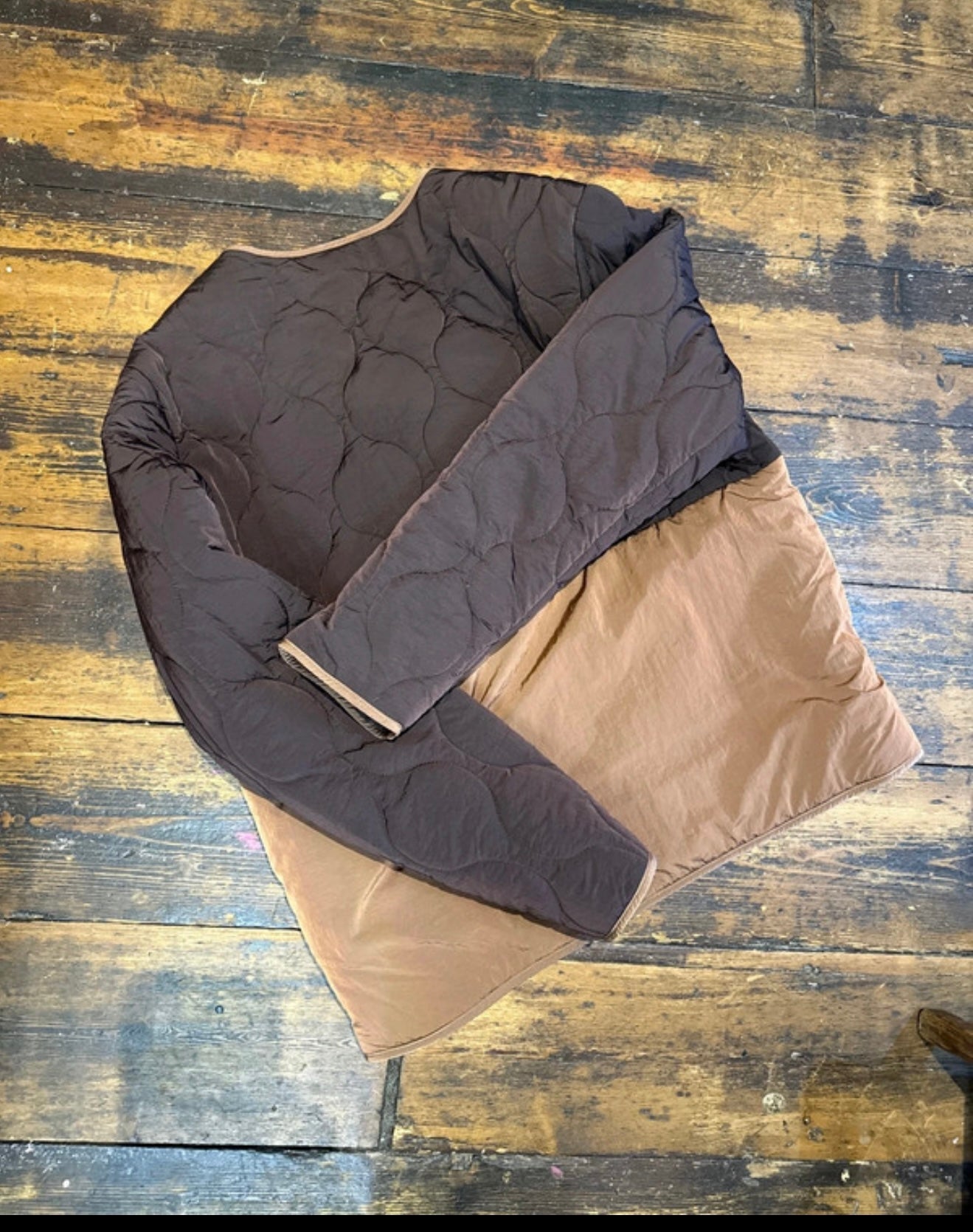 Topman Dark/Light Brown Jacket Size XL