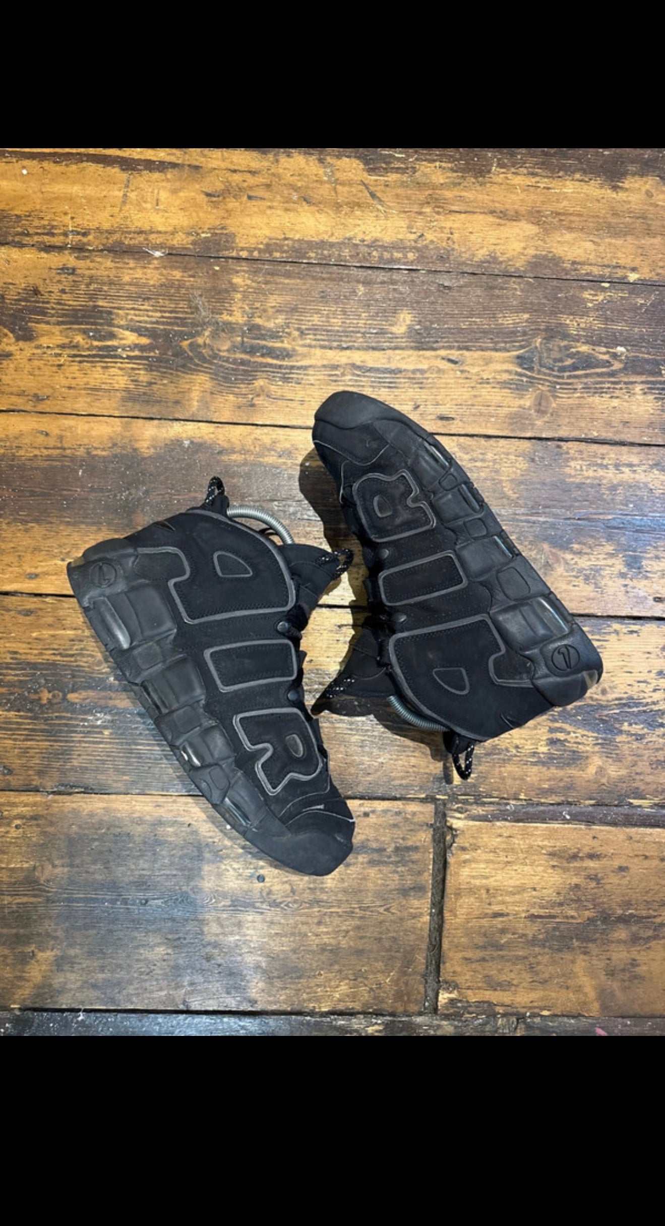 Nike Uptempo black size 11