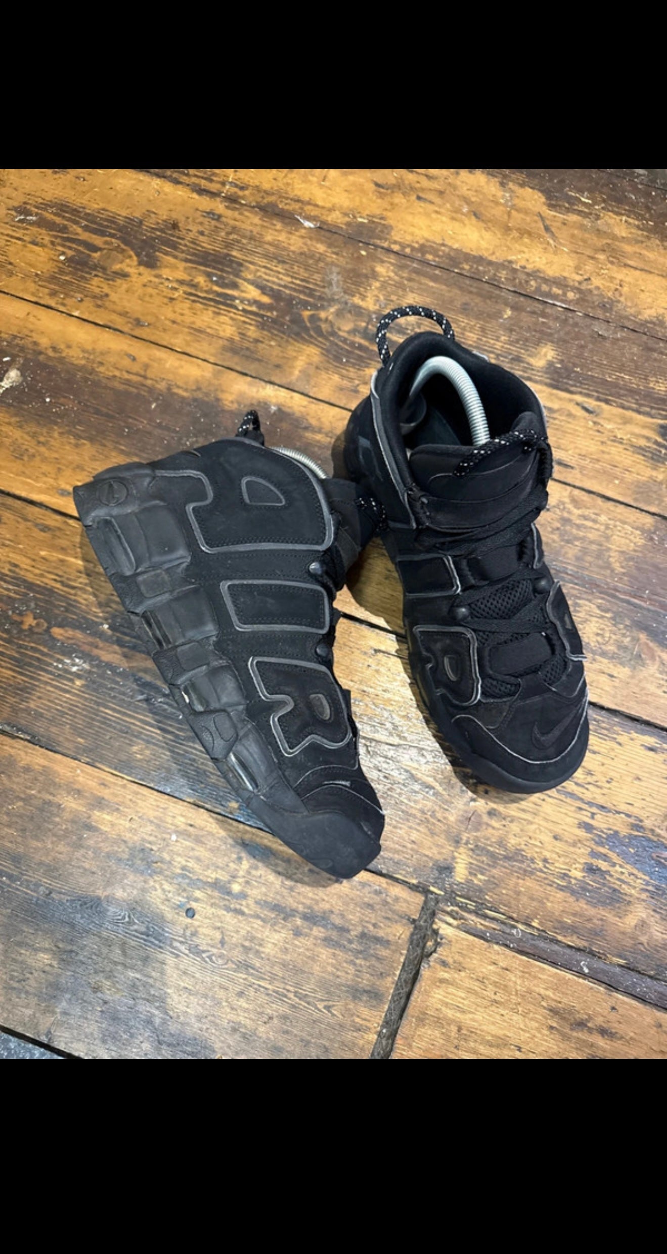 Nike Uptempo black size 11