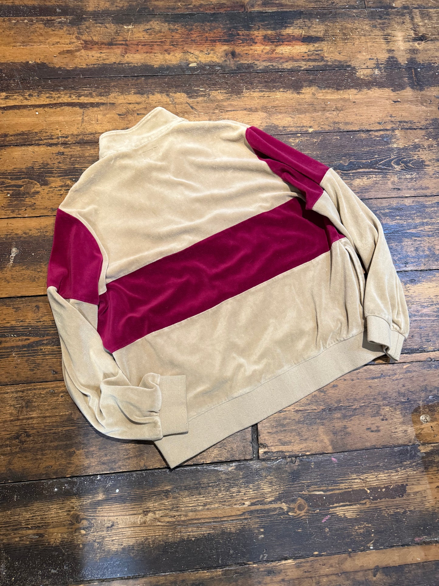 Supreme Velour 1/4 Zip Size L