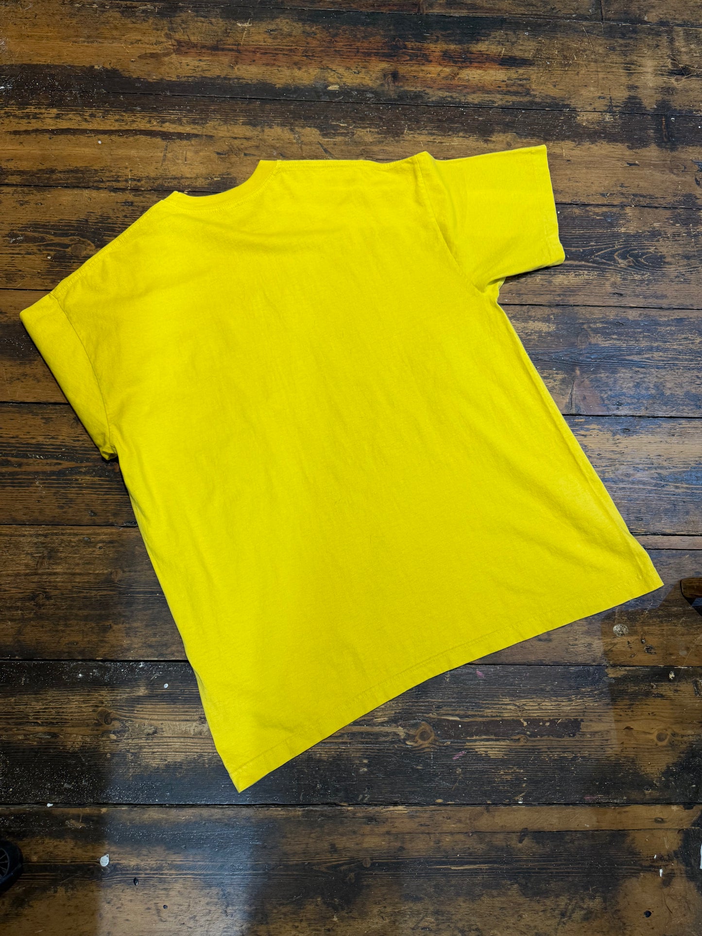 Cactus Jack Flea Market Mcnuggets Yellow tee Size XL