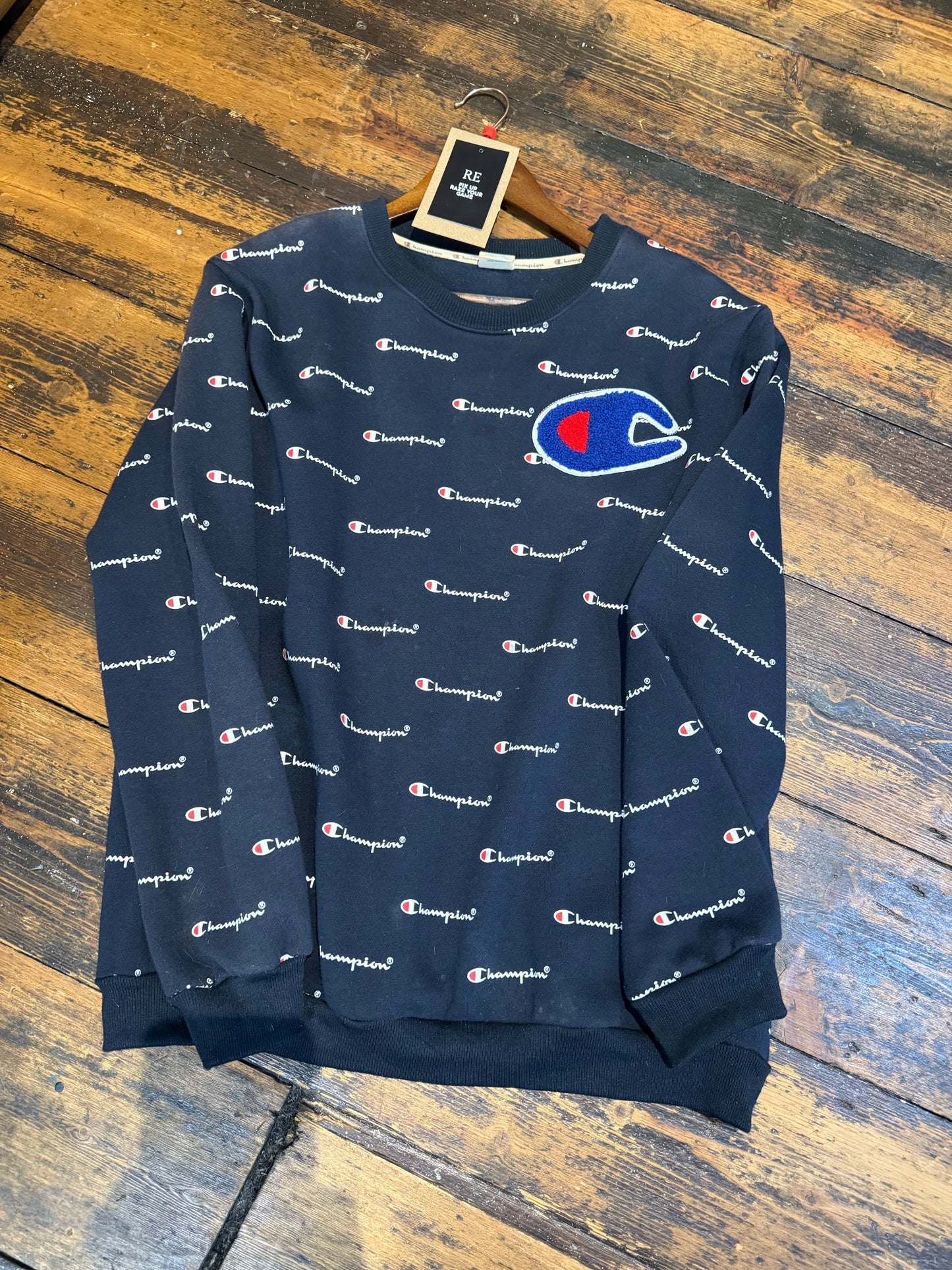 Champion Blue Sweatshirt Size L